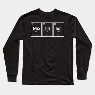 Cool Mother graphic With Periodic Table Design, Best Mom Gift design Long Sleeve T-Shirt